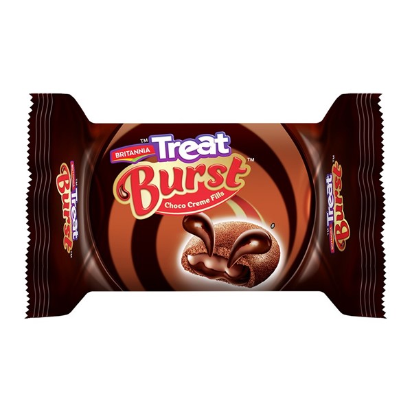 Britannia Treat Cream Biscuit Burst Choco Fills